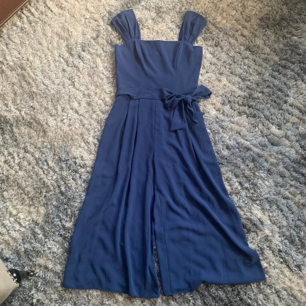Gal Meets Glam Jumpsuit Paris Blue Veronica Size 4